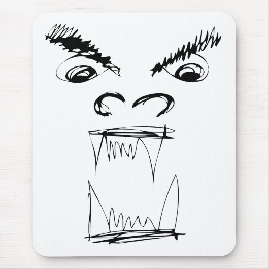 Verärgerter Drache Mousepad (Vorne)