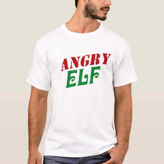 Verärgerter Elf T-Shirt (Vorderseite)