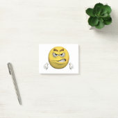 Verärgerter Emoticon Post-it Klebezettel (Büro)