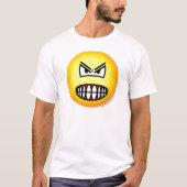 Verärgerter Emoticon T-Shirt (Vorderseite)