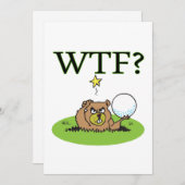 Verärgerter Gopher Einladung (Vorne/Hinten)