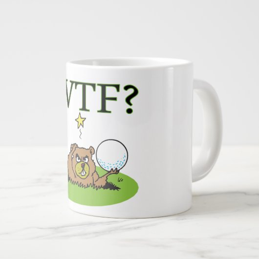 Verärgerter Gopher Jumbo-Tasse (Vorderseite Rechts)