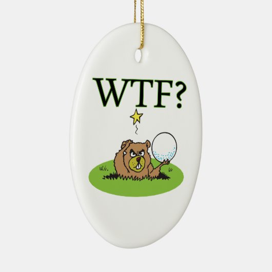 Verärgerter Gopher Keramik Ornament (Rechts)