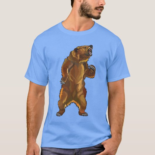 verärgerter Grizzlybär T-Shirt (Vorderseite)
