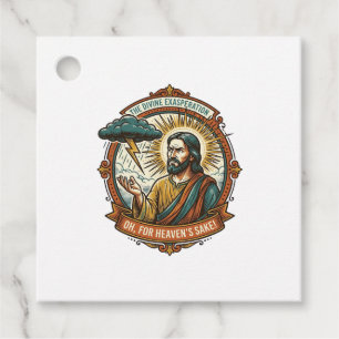 Verärgerter Jesus Dunkle Regenwolke Blitz Wetter H Geschenkanhänger