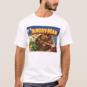 Verärgerter Mann des hungrigen Mannes T-Shirt
