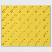 Verärgerter Mittelfingeremoticon-Japaner Kaomoji Geschenkpapier (Flach)