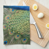 Verärgerter Pfau! Küchentuch (Viertel Falte)