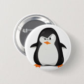 Verärgerter Pinguin Button (Vorne & Hinten)