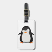 Verärgerter Pinguin Gepäckanhänger (Vorderseite vertikal)