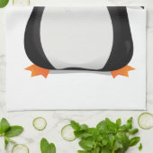 Verärgerter Pinguin Geschirrtuch (Gefaltet)
