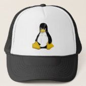 VERÄRGERTER PINGUIN LINUXS TUX TRUCKERKAPPE (Vorderseite)