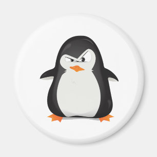 Verärgerter Pinguin Magnet