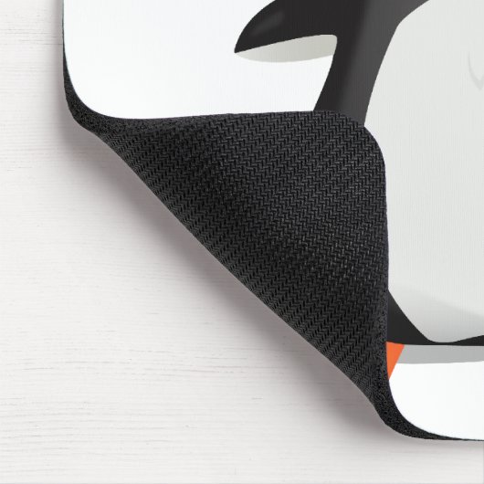 Verärgerter Pinguin Mousepad (Ecke)