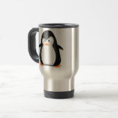 Verärgerter Pinguin Reisebecher (Vorderseite Links)