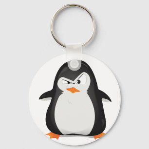 Verärgerter Pinguin Schlüsselanhänger