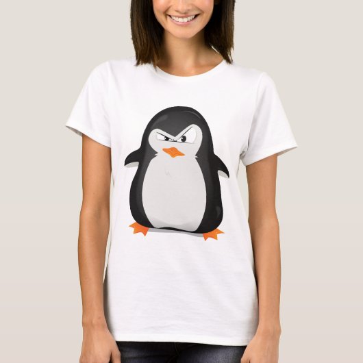Verärgerter Pinguin T-Shirt (Vorderseite)