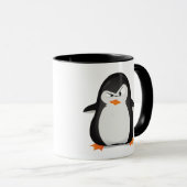 Verärgerter Pinguin Tasse (VorderseiteRechts)