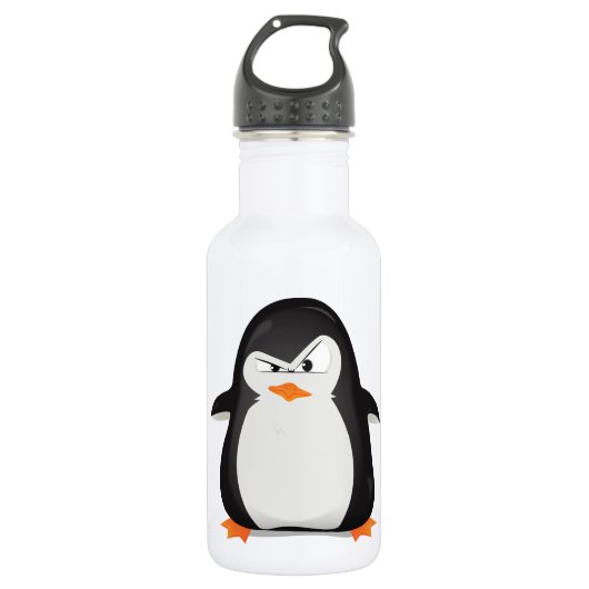 Verärgerter Pinguin Trinkflasche (Vorderseite)