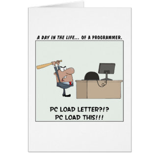 Verärgerter Programmierer schlägt Computer