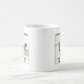 Verärgerter Programmierer schlägt Computer Kaffeetasse (Mittel)