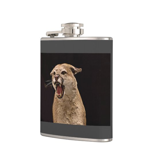 Verärgerter Puma Flachmann (Links)