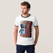 Verärgerter Roboter T-Shirt (Vorne ganz)