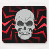 Verärgerter Schädel: Vektorillustration: Mousepad (Vorne)