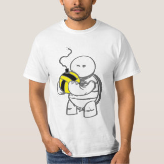 Verärgerter Schildkröte-Wasserball - grauer T-Shirt