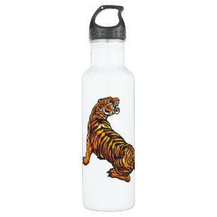 verärgerter Tiger Edelstahlflasche