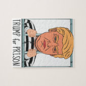 Verärgerter Trumpf für Gefängnis Puzzle (Horizontal)