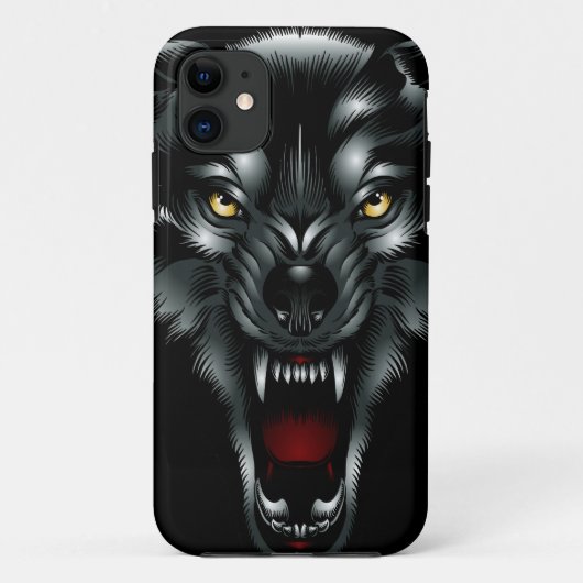 Verärgerter Wolf-Gesicht iPhone 5 Fall Case-Mate iPhone Hülle (Rückseite)