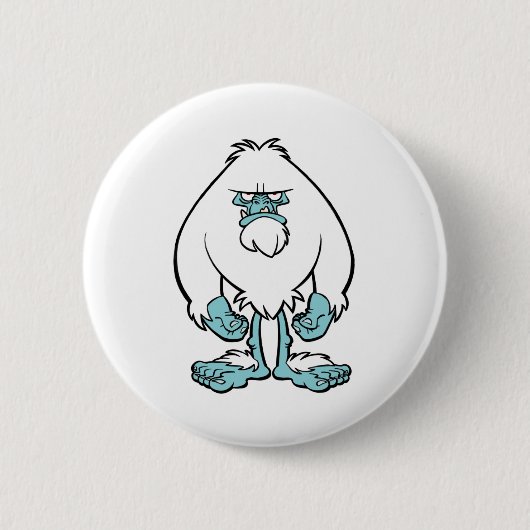 Verärgerter Yeti Button (Vorderseite)