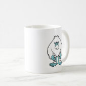 Verärgerter Yeti Kaffeetasse (VorderseiteRechts)