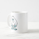 Verärgerter Yeti Kaffeetasse (Vorderseite Links)