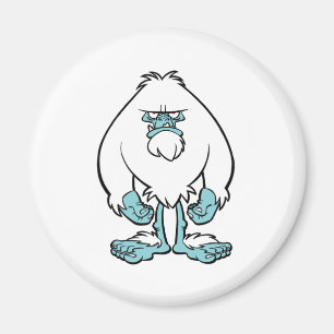 Verärgerter Yeti Magnet