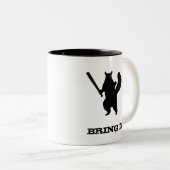 Verärgertes Eichhörnchen sagt; Holen Sie es Zweifarbige Tasse (VorderseiteRechts)