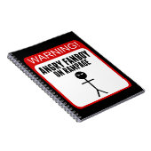 Verärgertes Fanboy-Notizbuch Notizblock (Rechte Seite)