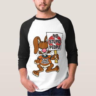 Verärgertes Häschen keine dummen Leute 1 T-Shirt
