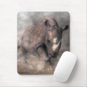 Verärgertes Nashorn Mousepad (Mit Mouse)