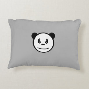 Verärgertes Panda-Kissen Zierkissen
