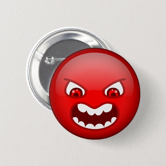 Verärgertes Rot Button (Vorne & Hinten)