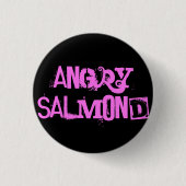 Verärgertes Salmond Button (Vorderseite)