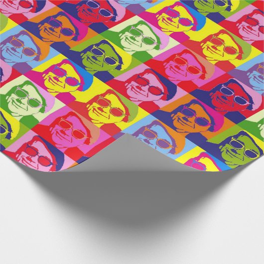 Verärgertes Salmond Geschenkpapier (Ecke)