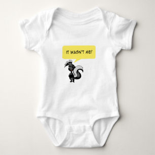 Verärgertes Stinktier Baby Strampler