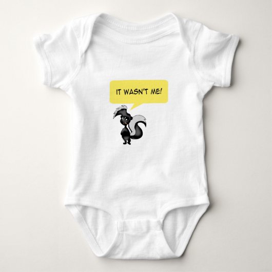 Verärgertes Stinktier Baby Strampler (Vorderseite)
