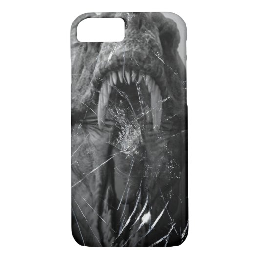 Verärgertes T-Rex, angreifender Tyrannosaurus, Case-Mate iPhone Hülle (Rückseite)