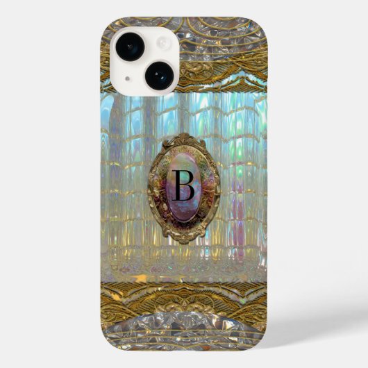 Veraspece Sweet Baroque Monogram Case-Mate iPhone Hülle (Rückseite)
