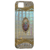 Veraspeece-Barock-Monogramm Case-Mate iPhone Hülle (Rückseite/rechts)