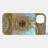 Veraspeece Merci Baroque Monogram Case-Mate iPhone Hülle (Rückseite (Horizontal))